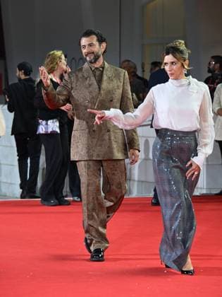 Venice, 82nd Venice International Film Festival 2025 - Evening 10. Red Carpet of the film Silent Friend . Pictured: Teresa Saponangelo  Copyright: xManuelexMangiarottix xipa-agency.netx xPoolxPhotoxEventsx06x IPA_Agency_IPA64232733