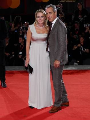 Venice, 82nd Venice International Film Festival 2025 - Evening 10 - Red Carpet for the film L Isola di Andrea Pictured: Riccardo Sangiuliano, Claudia Gerini  Copyright: xAlbertoxTerenghi PoolxPhotoxEventsx06x xipa-agency.netx xPoolxPhotoxEventsx06x IPA_Agency_IPA64233450