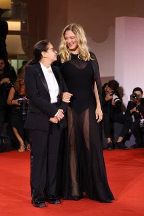 Silent Friend premiere at Venice Film Festival Ildiko Enyedi and LÃ a Seydoux Silent Friend premiere, 82nd Venice International Film Festival, Venice, Italy - 05 September 2025. CAP GOL GOL Venice Italy Copyright: xRickxGold CapitalxPicturesx