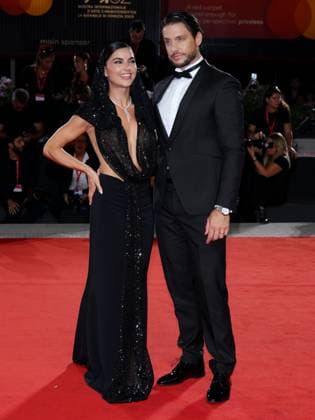 Venice, 82nd Venice International Film Festival 2025 - Evening 10 - Red Carpet for the film Silent Friend Pictured: Teresa Langella, Andrea Dal Corso  Copyright: xAlbertoxTerenghi PoolxPhotoxEventsx06x xipa-agency.netx xPoolxPhotoxEventsx06x IPA_Agency_IPA64236398