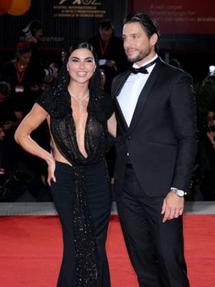 Venice, 82nd Venice International Film Festival 2025 - Evening 10 - Red Carpet for the film Silent Friend Pictured: Teresa Langella, Andrea Dal Corso  Copyright: xAlbertoxTerenghi PoolxPhotoxEventsx06x xipa-agency.netx xPoolxPhotoxEventsx06x IPA_Agency_IPA64236411