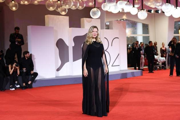 Venice Silent Friend Premiere AM Lea Seydoux attending the Silent Friend Premiere as part of the 82nd Venice International Film Festival at the Lido in Venice, Italy on September 05, 2025. Photo by Aurore Marechal ABACAPRESS.COM Venice Italy  Copyright: xMarechalxAurore ABACAx