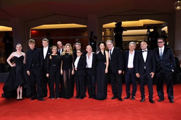 Venice Silent Friend Premiere AM Movie cast attending the Silent Friend Premiere as part of the 82nd Venice International Film Festival at the Lido in Venice, Italy on September 05, 2025. Photo by Aurore Marechal ABACAPRESS.COM Venice Italy  Copyright: xMarechalxAurore ABACAx