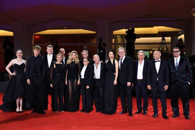 Venice Silent Friend Premiere AM Movie cast attending the Silent Friend Premiere as part of the 82nd Venice International Film Festival at the Lido in Venice, Italy on September 05, 2025. Photo by Aurore Marechal ABACAPRESS.COM Venice Italy  Copyright: xMarechalxAurore ABACAx