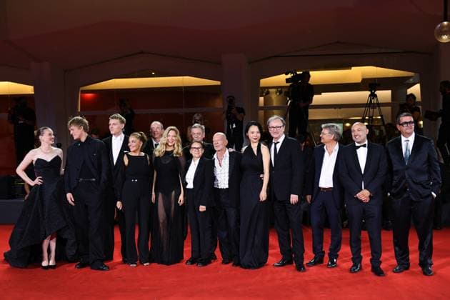 Venice Silent Friend Premiere AM Movie cast attending the Silent Friend Premiere as part of the 82nd Venice International Film Festival at the Lido in Venice, Italy on September 05, 2025. Photo by Aurore Marechal ABACAPRESS.COM Venice Italy  Copyright: xMarechalxAurore ABACAx