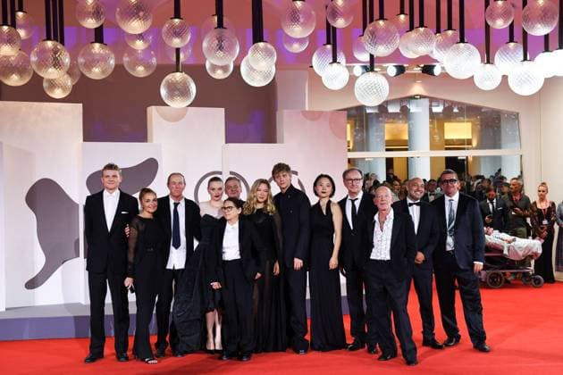 Venice Silent Friend Premiere AM Movie cast attending the Silent Friend Premiere as part of the 82nd Venice International Film Festival at the Lido in Venice, Italy on September 05, 2025. Photo by Aurore Marechal ABACAPRESS.COM Venice Italy  Copyright: xMarechalxAurore ABACAx