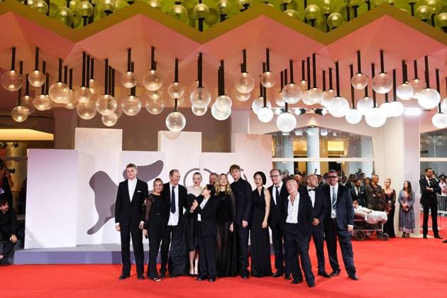 Venice Silent Friend Premiere AM Movie cast attending the Silent Friend Premiere as part of the 82nd Venice International Film Festival at the Lido in Venice, Italy on September 05, 2025. Photo by Aurore Marechal ABACAPRESS.COM Venice Italy  Copyright: xMarechalxAurore ABACAx