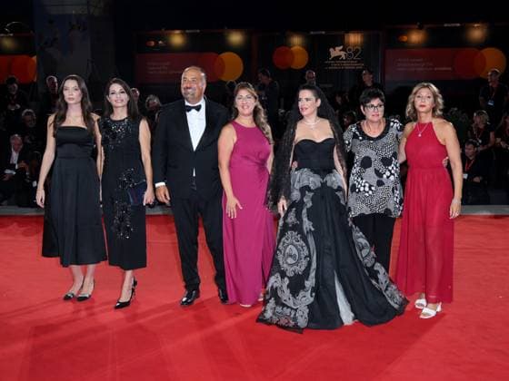Venice, 82nd Venice International Film Festival 2025 - evening 10 - red carpet of the film Silent Friend Pictured: Silvia Salemi, guests  Copyright: xAlbertoxTerenghi PoolxPhotoxEventsx06x xipa-agency.netx xPoolxPhotoxEventsx06x IPA_Agency_IPA64237282