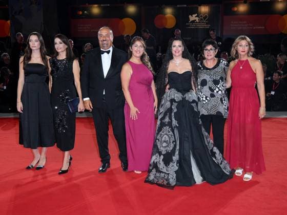 Venice, 82nd Venice International Film Festival 2025 - evening 10 - red carpet of the film Silent Friend Pictured: Silvia Salemi, guests  Copyright: xAlbertoxTerenghi PoolxPhotoxEventsx06x xipa-agency.netx xPoolxPhotoxEventsx06x IPA_Agency_IPA64237304