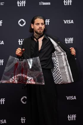 September 5, 2025, Toronto, Ontario, Canada: Karim Daoud Anaya attends the red carpet for the Palestine 36 premiere during the 2025 Toronto International Film Festival at Roy Thomson Hall. on September 5, 2025 in Toronto, Canada. Toronto Canada - ZUMAe321 20250905_zea_e321_036 Copyright: xLeonardoxRamirezx