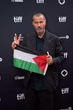 September 5, 2025, Toronto, Ontario, Canada: Saleh Bakri attends the red carpet for the Palestine 36 premiere during the 2025 Toronto International Film Festival at Roy Thomson Hall. on September 5, 2025 in Toronto, Canada. Toronto Canada - ZUMAe321 20250905_zea_e321_050 Copyright: xLeonardoxRamirezx