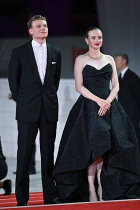 Venice Silent Friend Premiere AM Luna Wedler and Johannes Hegemann attending the Silent Friend Premiere as part of the 82nd Venice International Film Festival at the Lido in Venice, Italy on September 05, 2025. Photo by Aurore Marechal ABACAPRESS.COM Venice Italy  Copyright: xMarechalxAurore ABACAx