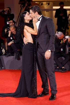 Teresa Langella and Andrea Dal Corso at the premiere of the documentary Piero Pelù Rumore dentro Noise inside Don t Call Me a Rock Star at the Biennale di Venezia 2025 82 Venice International Film Festival at the Palazzo del Cinema Venice, 05 09 2025 Foto:xD.xBedrosianx xFuturexImagex noise_5911