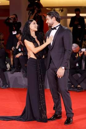 Teresa Langella and Andrea Dal Corso at the premiere of the documentary Piero Pelù Rumore dentro Noise inside Don t Call Me a Rock Star at the Biennale di Venezia 2025 82 Venice International Film Festival at the Palazzo del Cinema Venice, 05 09 2025 Foto:xD.xBedrosianx xFuturexImagex noise_5912