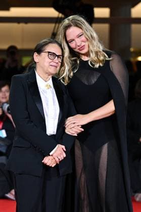 Venice Silent Friend Premiere AM Ildiko Enyedi and Lea Seydoux attending the Silent Friend Premiere as part of the 82nd Venice International Film Festival at the Lido in Venice, Italy on September 05, 2025. Photo by Aurore Marechal ABACAPRESS.COM Venice Italy  Copyright: xMarechalxAurore ABACAx