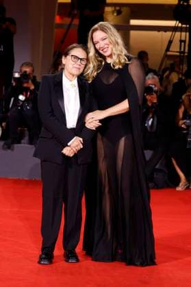 Ildiko Enyedi and Lea Seydoux at the premiere of the feature film Silent Friend Stille Freundin at the Biennale di Venezia 2025 82 Venice International Film Festival at the Palazzo del Cinema Venice, 05 09 2025 Foto:xD.xBedrosianx xFuturexImagex silent_5959