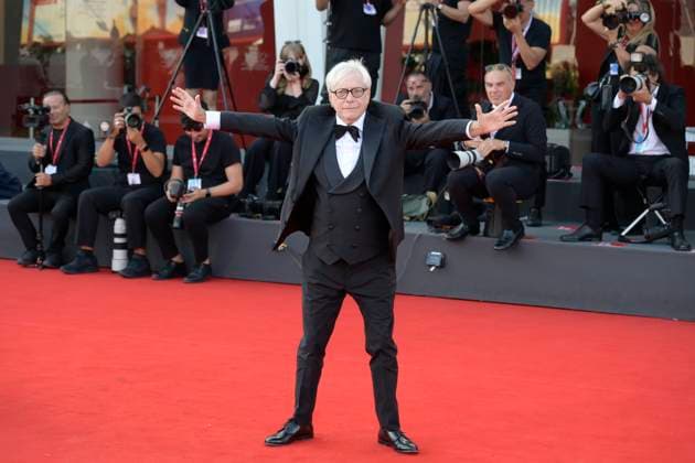 The sun rises on us all red carpet in Venice Lido - 05 Sep 2025 Nino D Angelo attends The sun rises on us all red carpet during the 82nd Venice Film Festival at Palazzo del Cinema. Venice Lido Italy Copyright: xMarioxCartellix xSOPAxImagesx _DSC7006