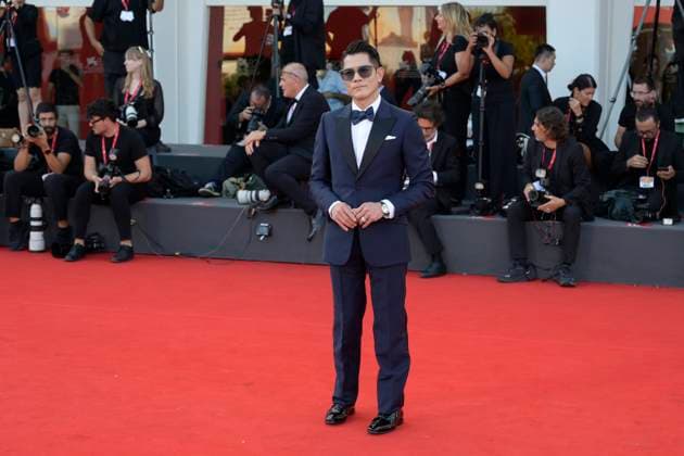 The sun rises on us all red carpet in Venice Lido - 05 Sep 2025 A guest attends The sun rises on us all red carpet during the 82nd Venice Film Festival at Palazzo del Cinema. Venice Lido Italy Copyright: xMarioxCartellix xSOPAxImagesx _DSC7094