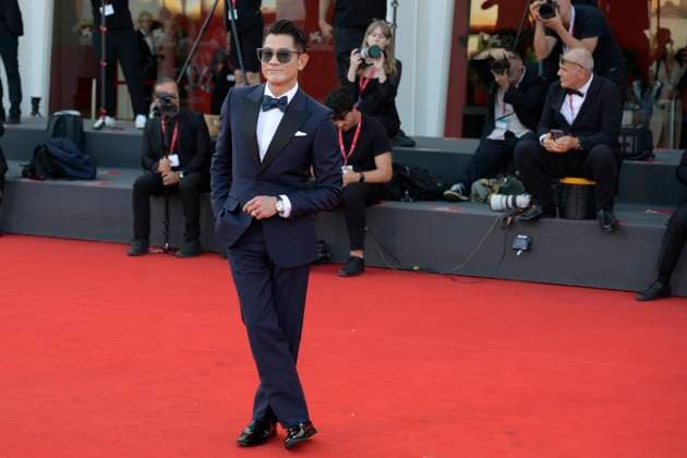 The sun rises on us all red carpet in Venice Lido - 05 Sep 2025 A guest attends The sun rises on us all red carpet during the 82nd Venice Film Festival at Palazzo del Cinema. Venice Lido Italy Copyright: xMarioxCartellix xSOPAxImagesx _DSC7093