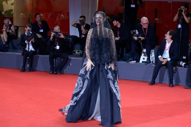 Silent friend red carpet in Venice Lido, Italy - 05 Sep 2025 Silvia Salemi attends the Silent friend red carpet during the 82nd Venice Film Festival at Palazzo del Cinema. Venice Lido Italy Copyright: xMarioxCartellix xSOPAxImagesx _DSC7420