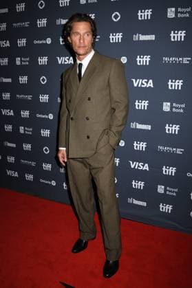 TORONTO, CA - SEPTEMBER 05: Matthew McConaughey at the premiere of The Lost Bus during the 2025 Toronto International Film Festival at Princess of Wales Theatre on September 05, 2025 in Toronto, Canada. Copyright: xMediaPunchx