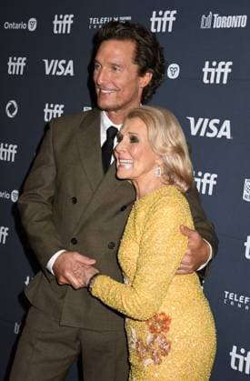 TORONTO, CA - SEPTEMBER 05: Matthew McConaughey and Mary Kathlene McCabe at the premiere of The Lost Bus during the 2025 Toronto International Film Festival at Princess of Wales Theatre on September 05, 2025 in Toronto, Canada. Copyright: xMediaPunchx