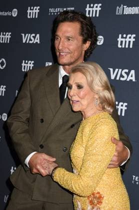 TORONTO, CA - SEPTEMBER 05: Matthew McConaughey and Mary Kathlene McCabe at the premiere of The Lost Bus during the 2025 Toronto International Film Festival at Princess of Wales Theatre on September 05, 2025 in Toronto, Canada. Copyright: xMediaPunchx
