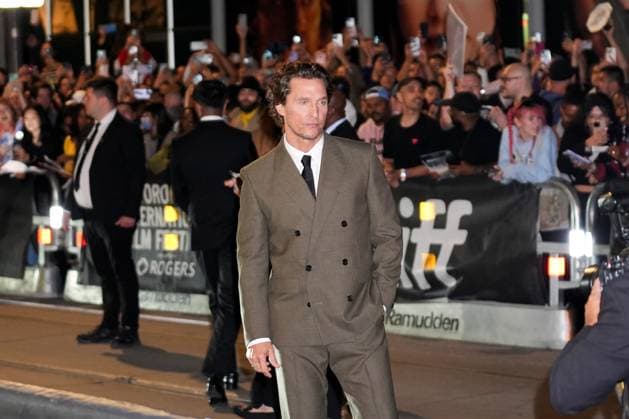 2025 Toronto International Film Festival - The Lost Bus TORONTO, CANADA - SEPTEMBER 5 : Matthew McConaughey attends the premiere of ‘The Lost Bus’ during the 2025 Toronto International Film Festival at Princess of Wales Theatre in Toronto, Ontario, Canada on September 5, 2025. Mert Alper Dervis Anadolu Ontario Canada. Editorial use only. Please get in touch for any other usage.  Copyright: x2025xAnadoluxMertxAlperxDervisx