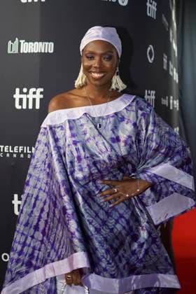 September 5, 2025, Toronto, Ontario, Canada: Gloria Mampuya attends the red carpet for the Ã¢â‚¬ËœSteal AwayÃ¢â‚¬â ¢ premiere during the 2025 Toronto International Film Festival at Royal Alexandra Theatre. on September 5, 2025 in Toronto, Canada. Toronto Canada - ZUMAe321 20250905_zea_e321_195 Copyright: xLeonardoxRamirezx