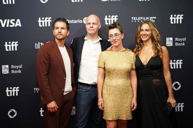 September 5, 2025, Toronto, Ontario, Canada: (L-T) Matteo SImon, Peter de Maegd, Sophie Winqvist, Cassia Baert attend the red carpet for the Ã¢â‚¬ËœSteal AwayÃ¢â‚¬â ¢ premiere during the 2025 Toronto International Film Festival at Royal Alexandra Theatre. on September 5, 2025 in Toronto, Canada. Toronto Canada - ZUMAe321 20250905_zea_e321_240 Copyright: xLeonardoxRamirezx