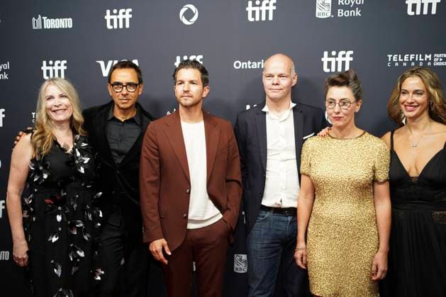 September 5, 2025, Toronto, Ontario, Canada: (L-T) Matteo SImon, Peter de Maegd, Sophie Winqvist, Cassia Baert attend the red carpet for the Ã¢â‚¬ËœSteal AwayÃ¢â‚¬â ¢ premiere during the 2025 Toronto International Film Festival at Royal Alexandra Theatre. on September 5, 2025 in Toronto, Canada. Toronto Canada - ZUMAe321 20250905_zea_e321_243 Copyright: xLeonardoxRamirezx