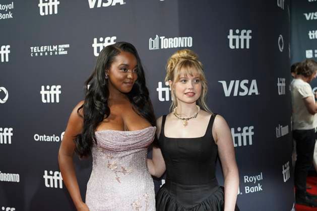 September 5, 2025, Toronto, Ontario, Canada: (L-R) Mallori Johnson and Angourie Rice attend the red carpet for the Ã¢â‚¬ËœSteal AwayÃ¢â‚¬â ¢ premiere during the 2025 Toronto International Film Festival at Royal Alexandra Theatre. on September 5, 2025 in Toronto, Canada. Toronto Canada - ZUMAe321 20250905_zea_e321_264 Copyright: xLeonardoxRamirezx