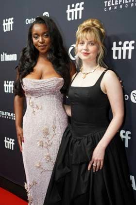 September 5, 2025, Toronto, Ontario, Canada: (L-R) Mallori Johnson and Angourie Rice attend the red carpet for the Ã¢â‚¬ËœSteal AwayÃ¢â‚¬â ¢ premiere during the 2025 Toronto International Film Festival at Royal Alexandra Theatre. on September 5, 2025 in Toronto, Canada. Toronto Canada - ZUMAe321 20250905_zea_e321_271 Copyright: xLeonardoxRamirezx