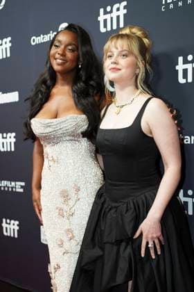 September 5, 2025, Toronto, Ontario, Canada: (L-R) Mallori Johnson and Angourie Rice attend the red carpet for the Ã¢â‚¬ËœSteal AwayÃ¢â‚¬â ¢ premiere during the 2025 Toronto International Film Festival at Royal Alexandra Theatre. on September 5, 2025 in Toronto, Canada. Toronto Canada - ZUMAe321 20250905_zea_e321_319 Copyright: xLeonardoxRamirezx