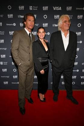 Toronto The Lost Bus Screening Matthew McConaughey, America Ferrera, Paul Greengrass attending the screening of the movie The Lost Bus ahead of Toronto International Film Festival in Toronto, Canada on September 5, 2025. Photo by Julien Reynaud APS-Medias ABACAPRESS.COM Toronto Canada  Copyright: xReynaudxJulien APS-Medias ABACAx