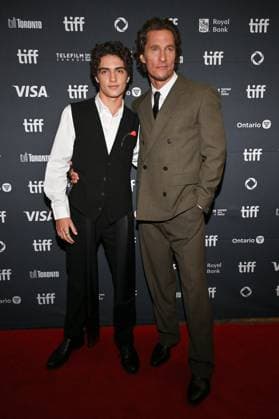 Toronto The Lost Bus Screening Matthew McConaughey, Levi McConaughey attending the screening of the movie The Lost Bus ahead of Toronto International Film Festival in Toronto, Canada on September 5, 2025. Photo by Julien Reynaud APS-Medias ABACAPRESS.COM Toronto Canada  Copyright: xReynaudxJulien APS-Medias ABACAx