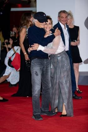 82nd Venice Film Festival Red carpet of the movie -Silent friend- Palazzo del Cinema - Venice Lido, Italy Antonio Capuano;Teresa Saponangelo 82nd Venice Film Festival Red carpet of the movie -Silent friend- Palazzo del Cinema - Venice Lido, Italy 5th September 2025  Copyright: xSGPx