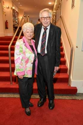 abb Reni Laur and Otfried Laur as guests at the theater premiere of Der eingebildet Kranke on Dieter Hallervordens 90th birthday at Schlosspark Theater 05 09 2025 in Berlin Berlin Germany