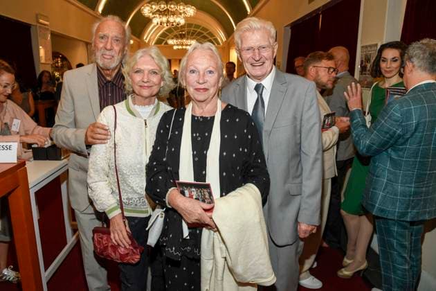 abb Achim Wolff and Rita Feldmeier left with company at the theater premiere of Der eingebildet Kranke on Dieter Hallervordens 90th birthday at Schlosspark Theater 05 09 2025 in Berlin Berlin Germany