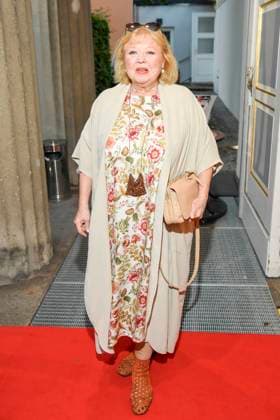 abb Franziska Troegner as a guest at the theater premiere of Der eingebildet Kranke on Dieter Hallervordens 90th birthday at Schlosspark Theater 05 09 2025 in Berlin Berlin Germany