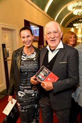 abb Katharina Gerhardt and Ilja Richter as guests at the theater premiere of Der eingebildet Kranke on Dieter Hallervordens 90th birthday at Schlosspark Theater 05 09 2025 in Berlin Berlin Germany
