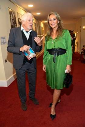 abb IIlja Richter and Caroline Beil as guests at the theater premiere of Der eingebildet Kranke on Dieter Hallervordens 90th birthday at Schlosspark Theater 05 09 2025 in Berlin Berlin Germany