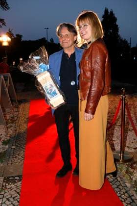 Wolfgang and Barbara Bahro at the pemiere Der eingebilkdet Kranke and Dieter Hallervordens 90th birthday at the Schloßparktheater in Berlinon 5 9 2025