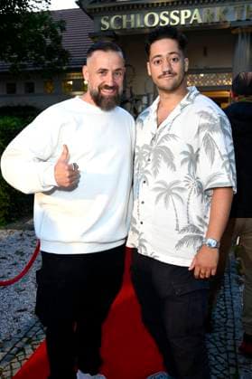 Citizen Lars Dietrich with son Jean at the premiere of the play Der eingebildet Kranke and Dieter Hallervordens 90th birthday at the Schlosspark Theater Berlin, 05 09 2025 Foto:xN.xKubelkax xFuturexImagex hallervorden_5717
