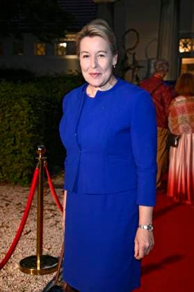 Franziska Giffey at the premiere of the play Der eingebildet Kranke and Dieter Hallervordens 90th birthday at the Schlosspark Theater Berlin, 05 09 2025 Foto:xN.xKubelkax xFuturexImagex hallervorden_5742