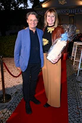 Wolfgang Bahro with his wife Barbara Bahro at the premiere of the play Der eingebildet Kranke and Dieter Hallervordens 90th birthday at the Schlosspark Theater Berlin, 05 09 2025 Foto:xN.xKubelkax xFuturexImagex hallervorden_5743