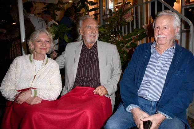 Rita Feldmeier, Achim Wolff and Klaus Krahn at the premiere of the play Der eingebildet Kranke and Dieter Hallervordens 90th birthday at the Schlosspark Theater Berlin, 05 09 2025 Foto:xN.xKubelkax xFuturexImagex hallervorden_5753