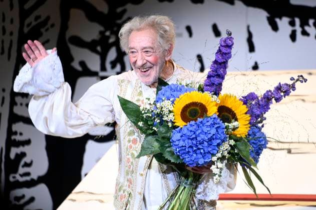Dieter Hallervorden at the premiere of the play Der eingebildet Kranke and Dieter Hallervordens 90th birthday at the Schlosspark Theater Berlin, 05 09 2025 Foto:xN.xKubelkax xFuturexImagex hallervorden_5758