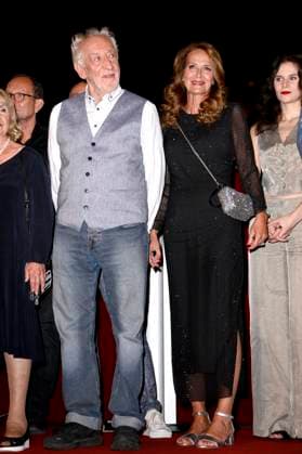Dieter Hallervorden with his wife Christiane Zander at the premiere of the play Der eingebildet Kranke and Dieter Hallervordens 90th birthday at the Schlosspark Theater Berlin, 05 09 2025 Foto:xN.xKubelkax xFuturexImagex hallervorden_5770