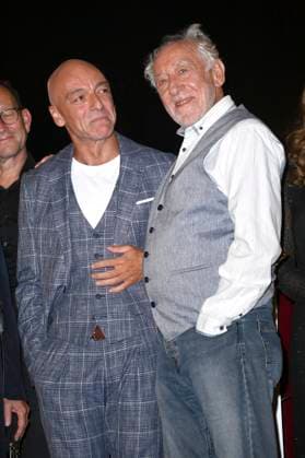 Mario Ramos and Dieter Hallervorden at the premiere of the play Der eingebildet Kranke and Dieter Hallervordens 90th birthday at the Schlosspark Theater Berlin, 05 09 2025 Foto:xN.xKubelkax xFuturexImagex hallervorden_5774